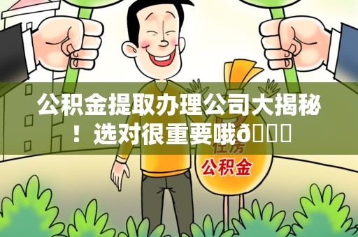 南安公积金提取办理公司大揭秘！选对很重要哦😎