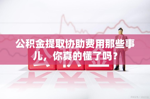 南安公积金提取协助费用那些事儿，你真的懂了吗？